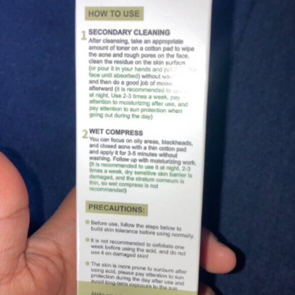 100ML Glycolic Acid 7% Toner,Glycolic Sour 7% Toning, Facial Exfoliation - Picture 6 of 7